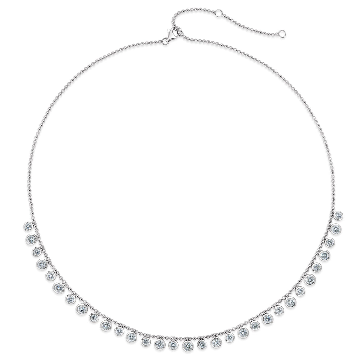 Graduated Bezel Riviera, 18 inch