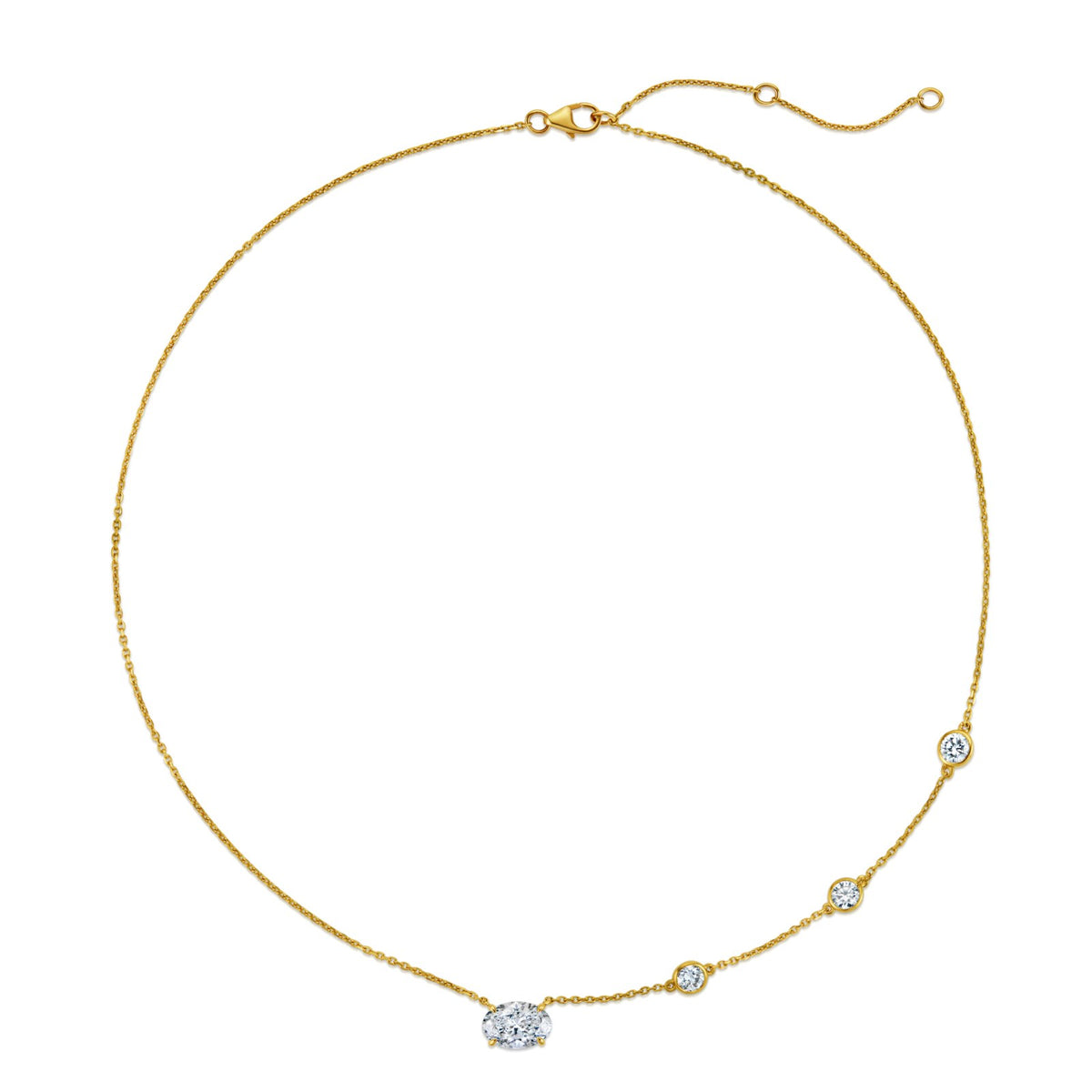 Diamonds by the Yard Necklace, 2.77 ct